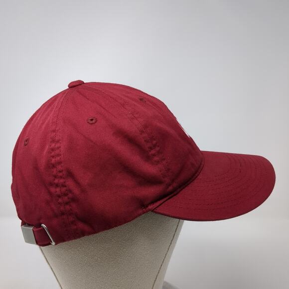 Volcom Slideback Hat Red One Size Embroidered Spell Out Adjustable - Picture 6 of 10